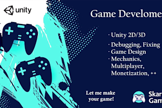 create a unity game for you