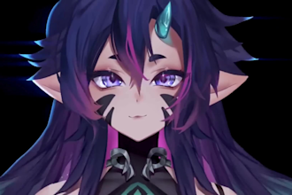 design and rig 2d vtuber model, live2d rigging, vtuber design, 2d vtuber rigging