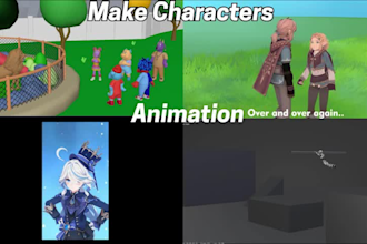 make 3d animation for movie,  games and anything
