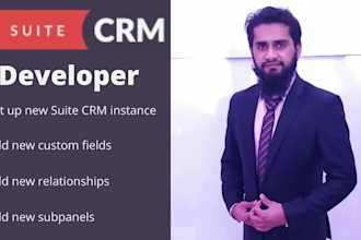 setup customize and fix bugs of suitecrm for you
