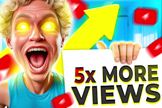 design thumbnails for youtube gaming sports health fitness podcast miniature