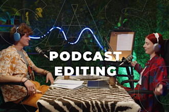 professionally edit your podcasts, zoom videos, and webinars
