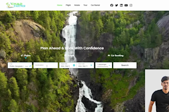 create tour,travel, and hotel booking website