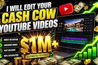 be your cash cow youtube video editor to help you earn in millions