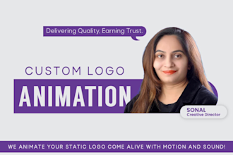 provide professional logo animation services for your brand