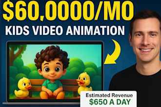 create fast viral kids learning videos for youtube animation for kids