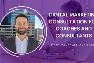 help you create a marketing strategy for your coaching or consulting business