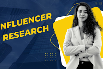research and identify top influencers on instagram, tiktok, and youtube