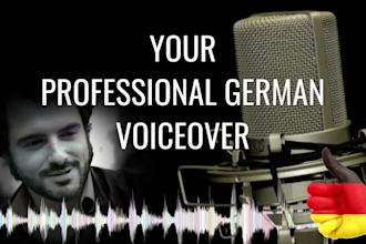 be your german voice over artist
