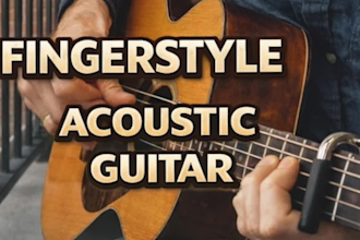 record custom pro fingerpicking guitar for your project