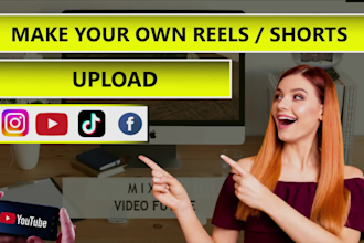 create viral youtube short, instagram reels and tiktok video