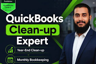 do quickbooks clean up, catch up bookkeeping, and bank reconciliation