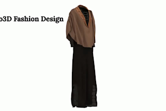 design clo3d fashion with 3d garment animation