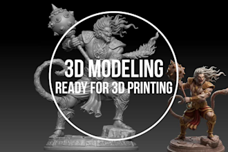 create high quality 3d models for 3d printing and games