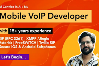 create a linphone softphone voip sip, xmpp, webrtc, twilio or signal app