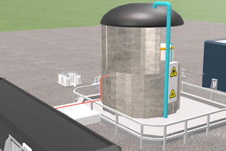 do 3d industrial animation 3d nuclear power plant 3d solar energy process video