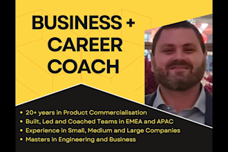 be your business consultant, coach, mentor