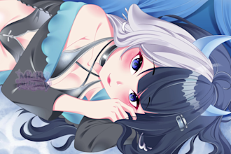 design anime original character, manga, fanart, vtuber, and pfp