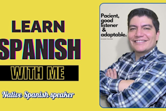 be your spanish teacher and spanish conversation partner