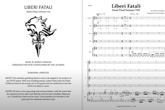 create a detailed a cappella or choral arrangement