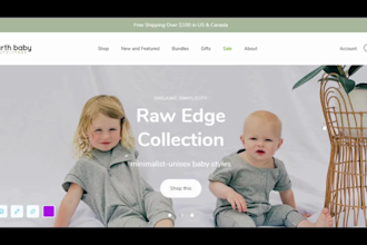 baby shopify store baby website baby store automated shopify dropshipping store