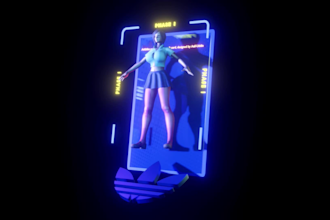 create premium 3d nft card for trading
