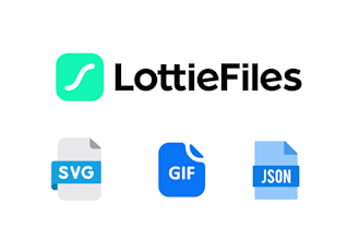 create custom lottie, GIF, svg animations