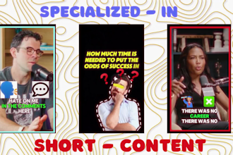edit ig reels, youtube shorts, tiktoks with engaging captions