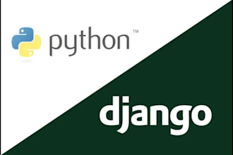 develop secure django backend or rest API