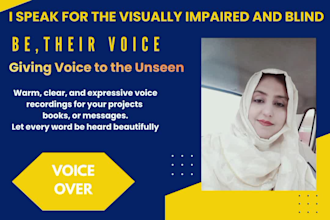 voice ebooks and read for visually impaired