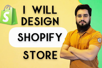 design high converting shopify dropshipping store