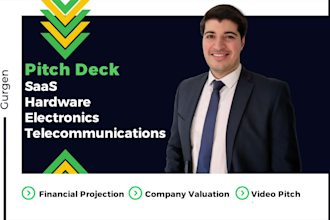 provide a saas pitch deck and business plan