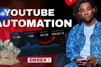create automated cash cow youtube channel and engaging videos for passive income