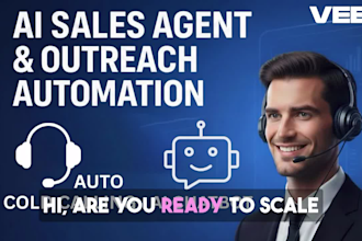make ai sales agent outreach automation cold calling chatbot