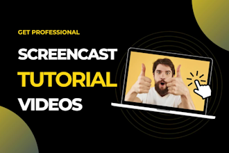 screencast a professional video tutorial of your website or app