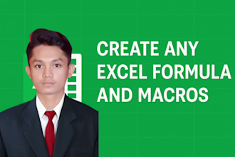 create, fix, and automate advanced excel formulas for you