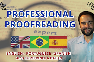 proofread portuguese and spanish