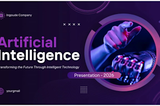 design animated business presentation and pitchdeck