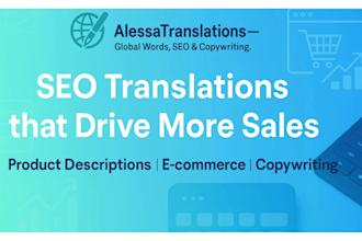 seo product descriptions and ecommerce translation