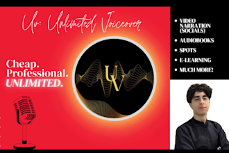record a super cheap but professional italian voiceover