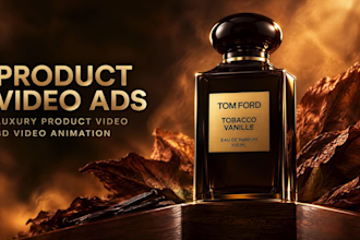 create cinematic ai commercial video, 3d product animation, luxury product video
