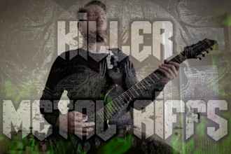 write metal guitar riffs for your song or track