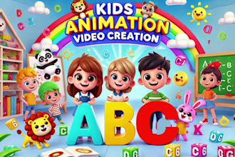 create best kids learning videos for youtube