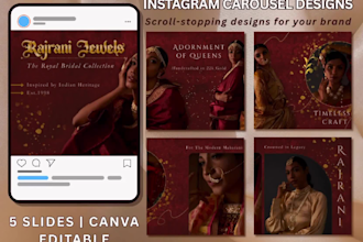 design engaging instagram carousel posts in canva