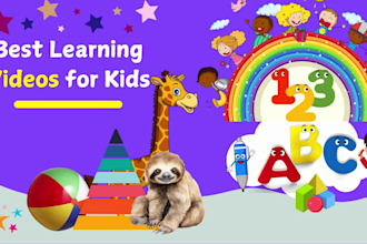 create kids learning videos for youtube