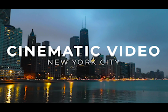 make cinematic teaser, trailer, promo, or commercial video