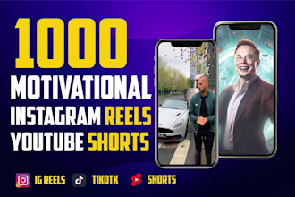 create motivational youtube shorts and instagram reels