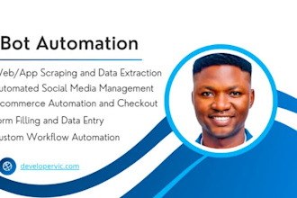 build an automation bot to perform any task for you