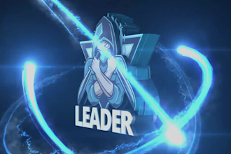 create custom 3d logo animation or intro video