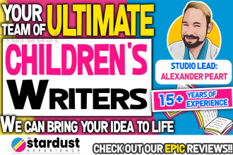 ultimate childrens story book writer ghost writer